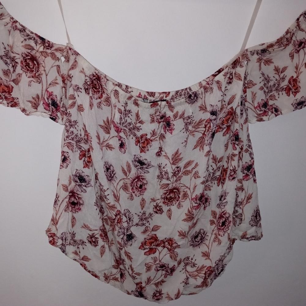 American eagle outfitters womens off shoulder top - Picture 3 of 7